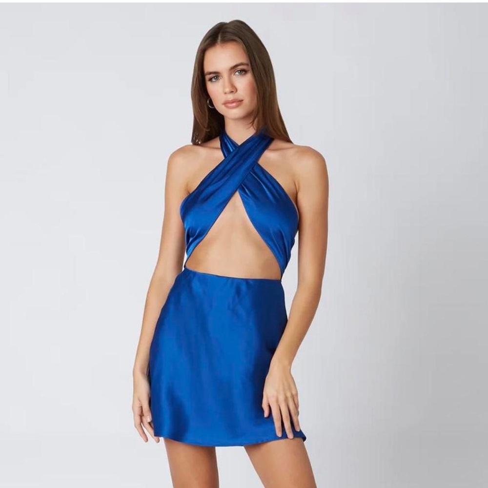 Cotton Candy LA  Halter Mini Dress